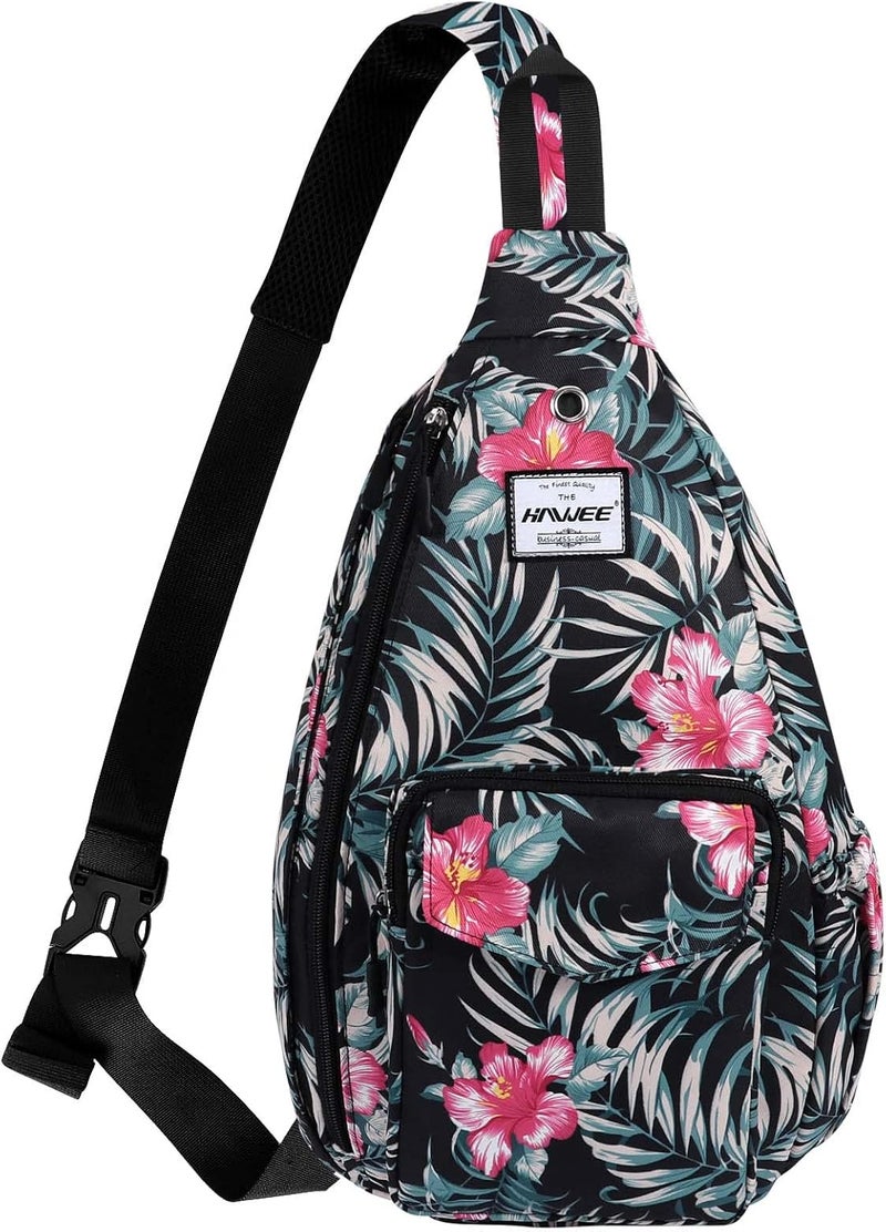 HAWEE Backpack Sling for Women Anti-Water Crossbody Bag Inclined Adjustable Pack | Casual, Adjustable Strap, Water Repellent, for Travel/Sport - Image 1